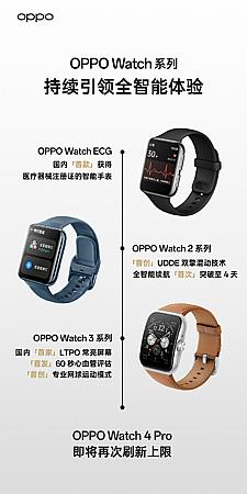 OPPO Watch 4 Pro 智能手表官宣即将发布，号称“持续引领全智能体验”