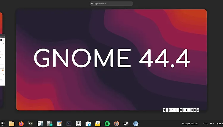 桌面环境 GNOME 44.4 维护更新和 45 Beta 更新发布